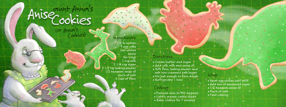 Aunt Anna's Anise Cookies by Linda Silvestri