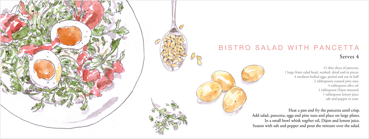 Bistro Salad with Pancetta by Tom Bingham