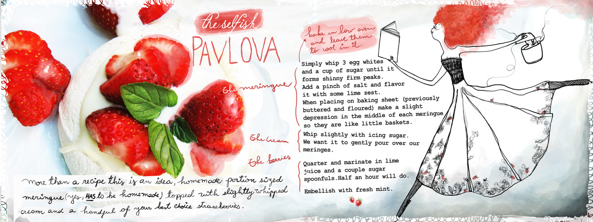 The Selfish Pavlova Dessert by Nathalie Beauvois