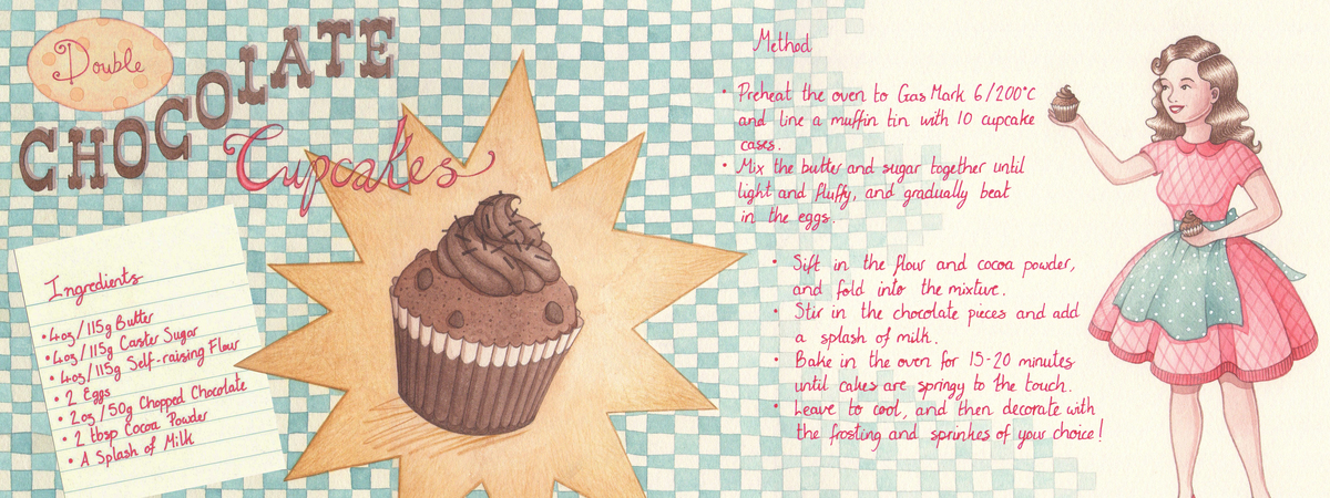 Double Chocolate Cupcakes by Becki Harper