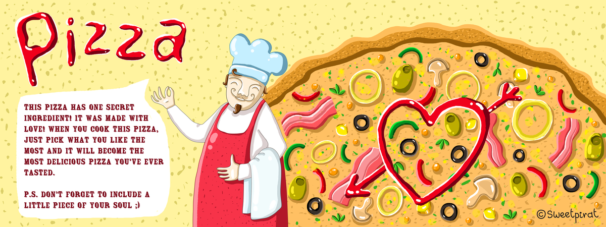 Pizza by Alena Sweetpirat