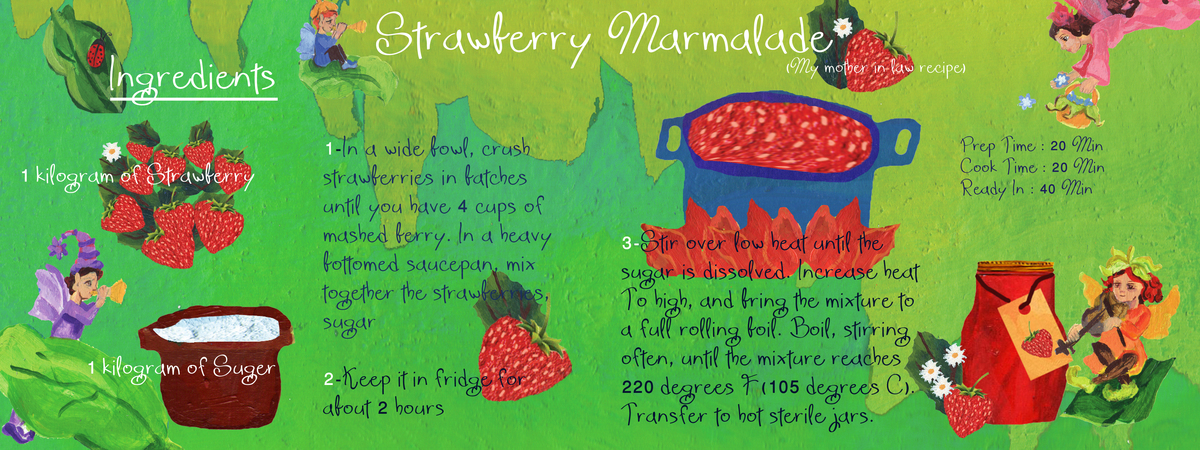 Strawberry Marmalade by Golnaz Vala