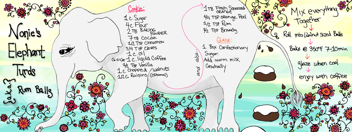 Elephant Turds aka Rum Balls by Rebekah Ginda