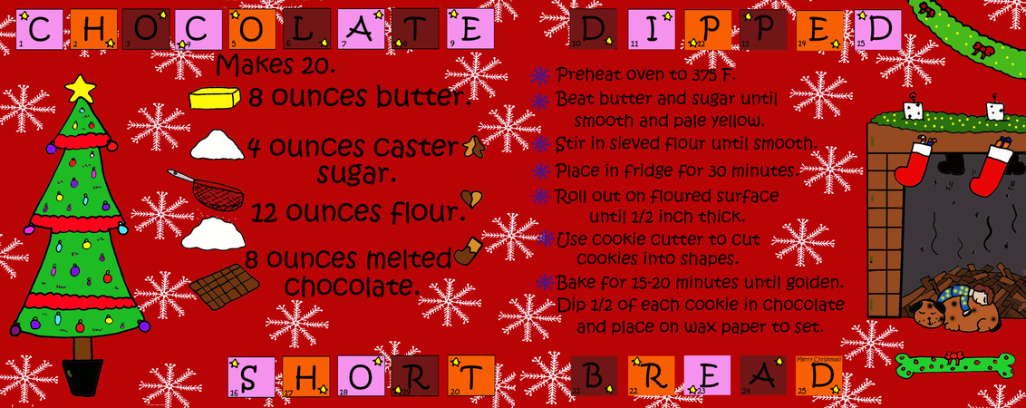 Chocolate Dipped Short Bread by Anne Curthoys