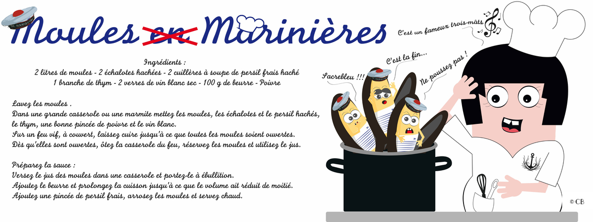 Moule Marinière by Céline Bellini