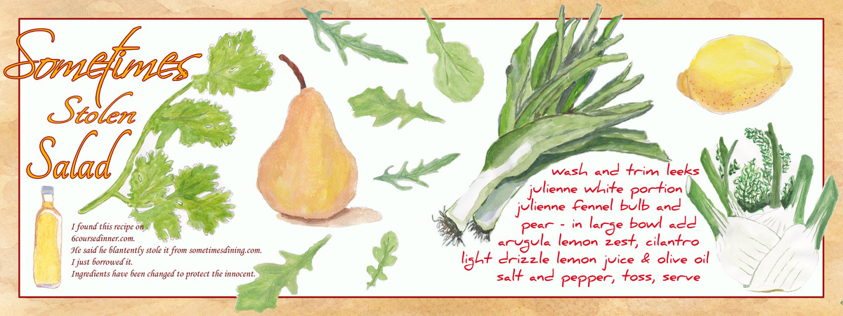Sometimes Stolen Salad by Sheila Delgado