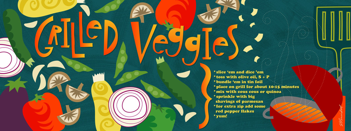 Grilled Veggies by Salli S. Swindell