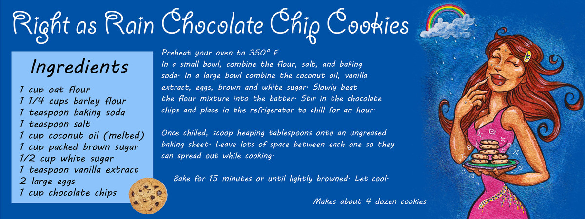 Right as Rain Chocolate Chip Cookies by Grace Marty