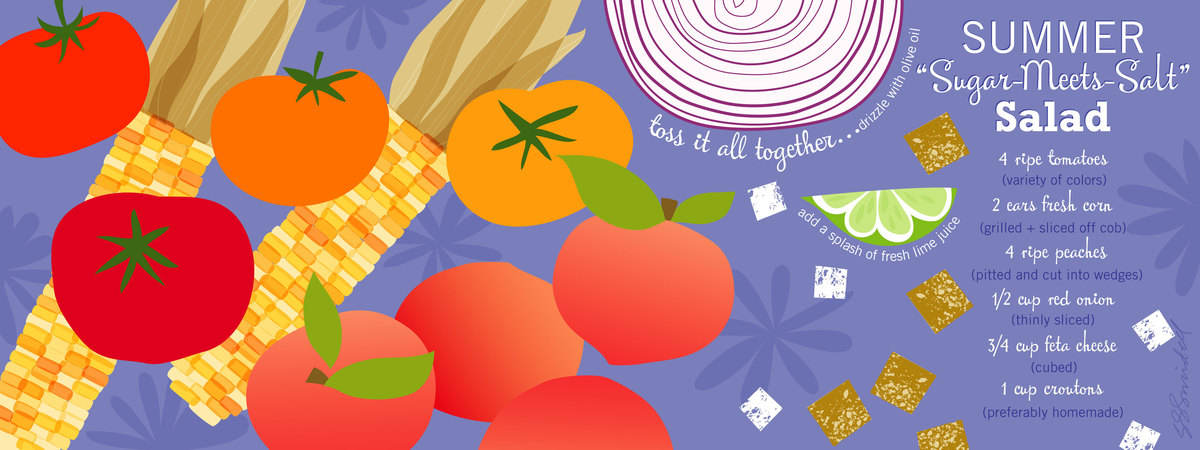 Summer "Sugar Meets Salt" Salad by Salli S. Swindell