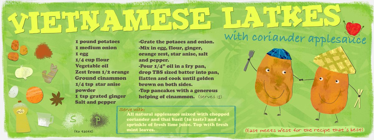 Vietnamese Latkes by Amy Schimler-Safford