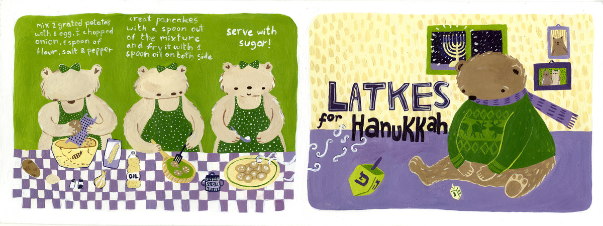 Latkes for Hanukkah by Anat Sifri