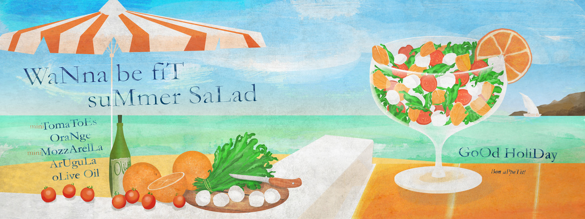 Wanna Be Fit Summer Salad by Patrycja Wróbel Wanna be