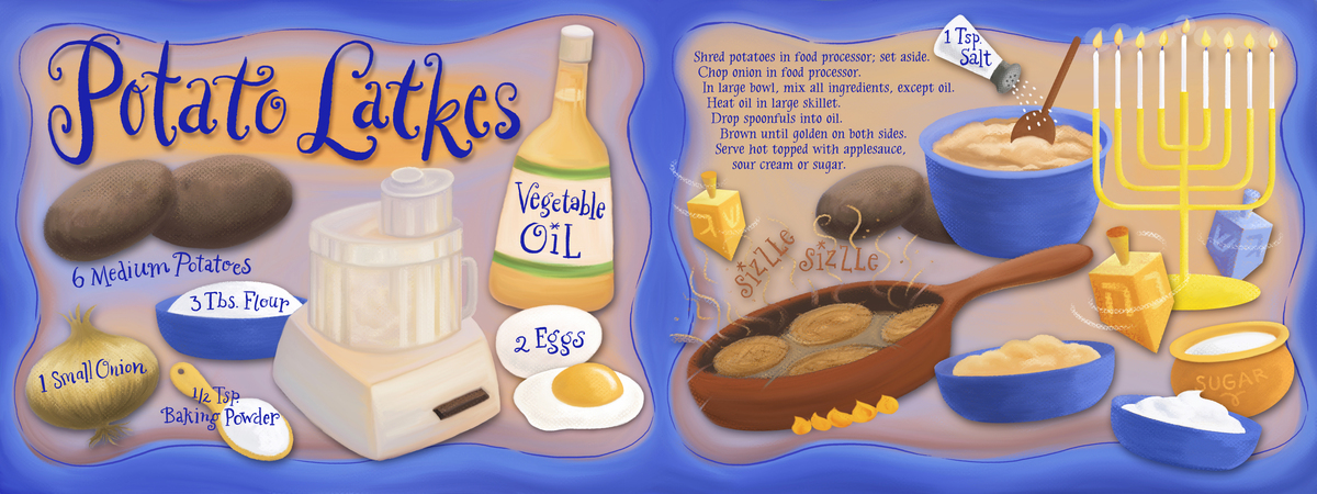 Potato Latkes by laura Bolter