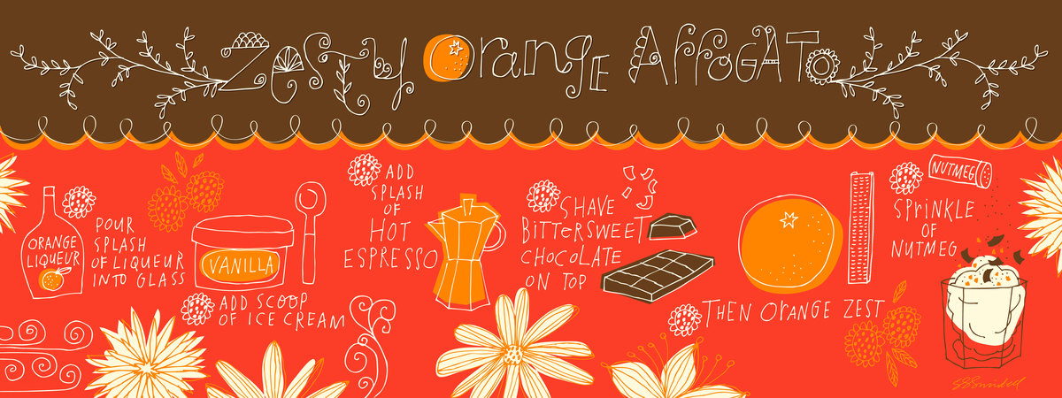 Zesty Orange Affogato by Salli S. Swindell