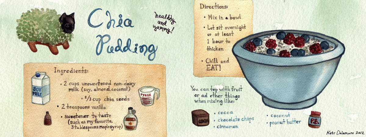 Chia Pudding by Kate Dolamore