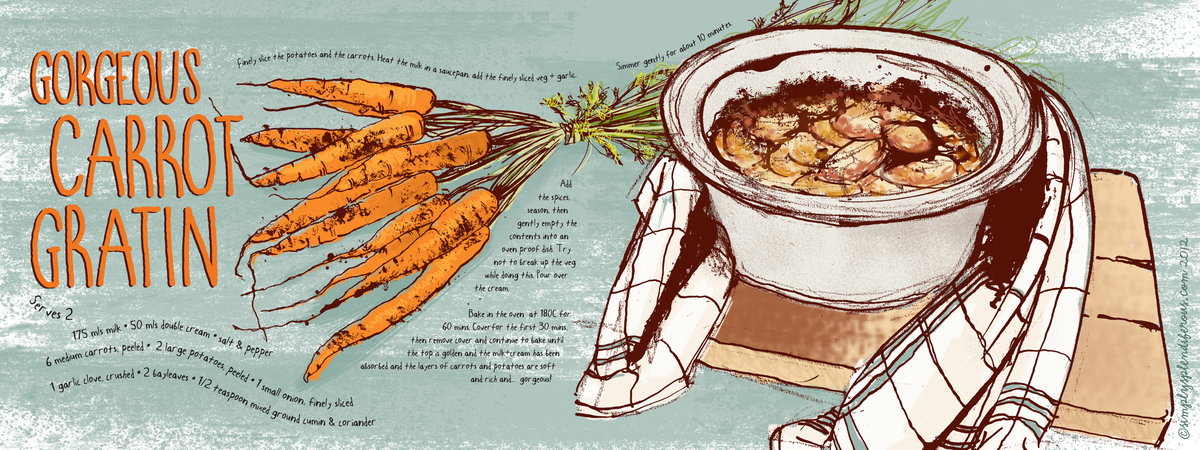 Gorgeous Carrot Gratin by Ailbhe Phelan *tdac carrot potato gratin