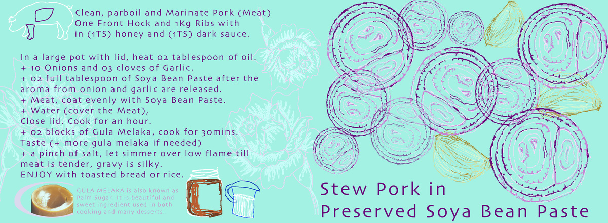 Peranakan Stew Pork in Preserved Soya Bean Paste by Ranae Lee-Nasir