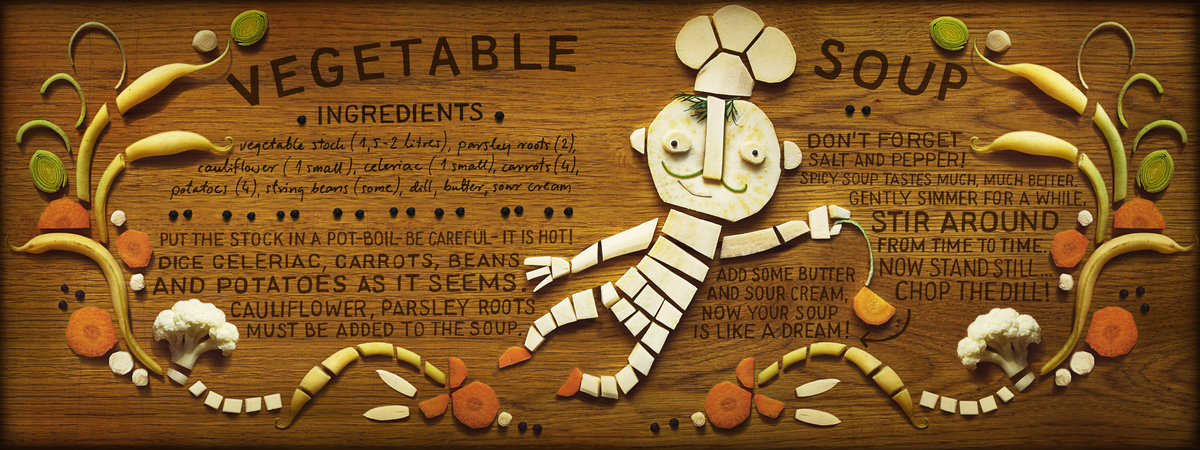 Vegetable Soup by Małgorzata Lewandowska-Zych