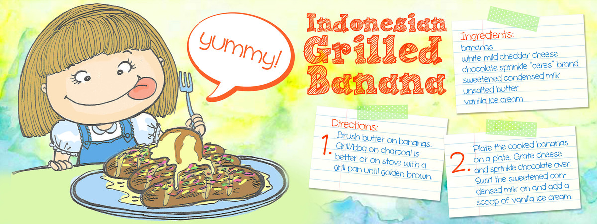 Indonesian Grilled Banana by Benedicta Renee