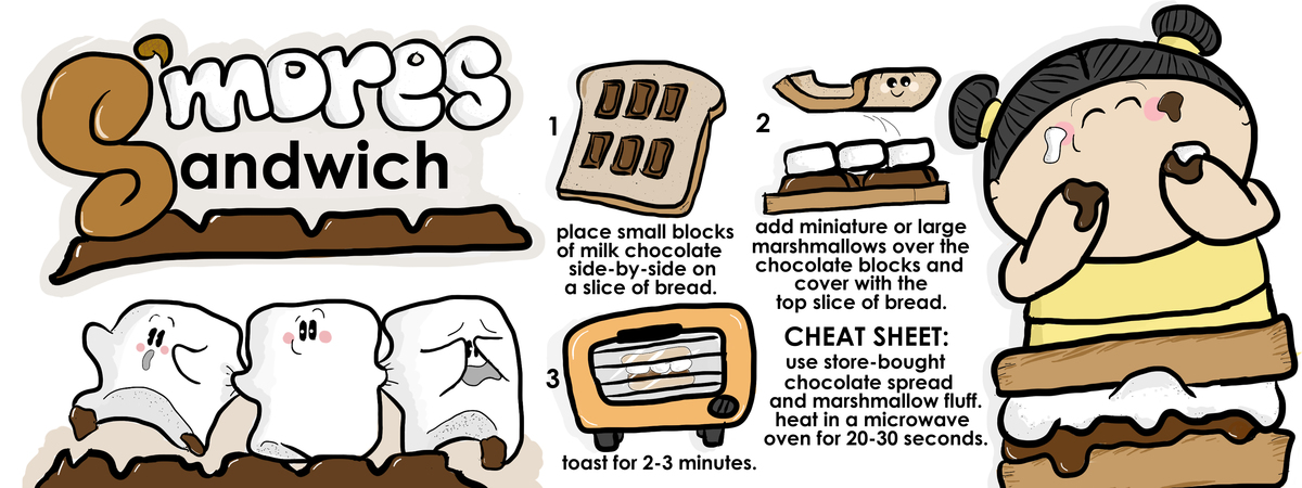 S'mores Sandwich by Andrea Claire (Kate) Adajar