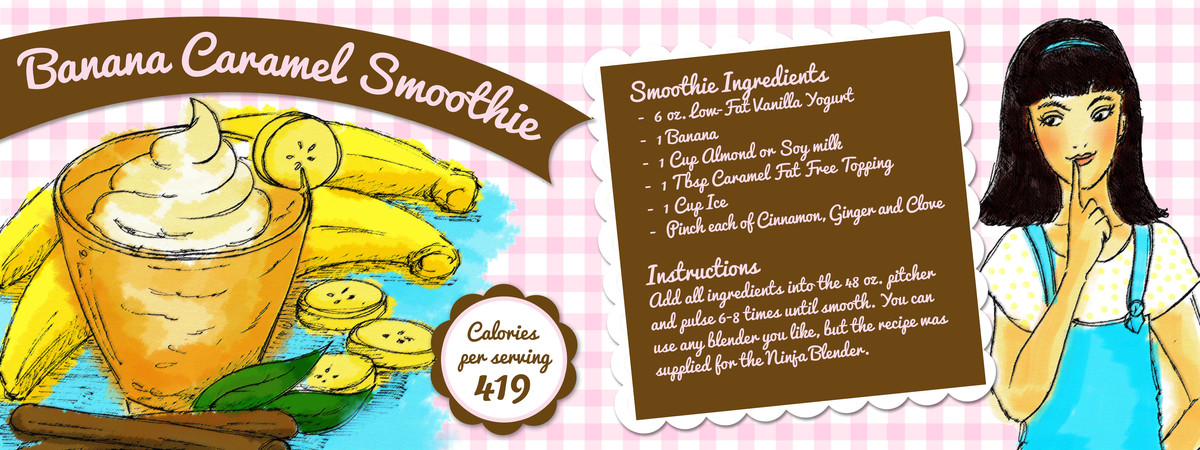 Banana Caramel Smoothie by Benedicta Renee