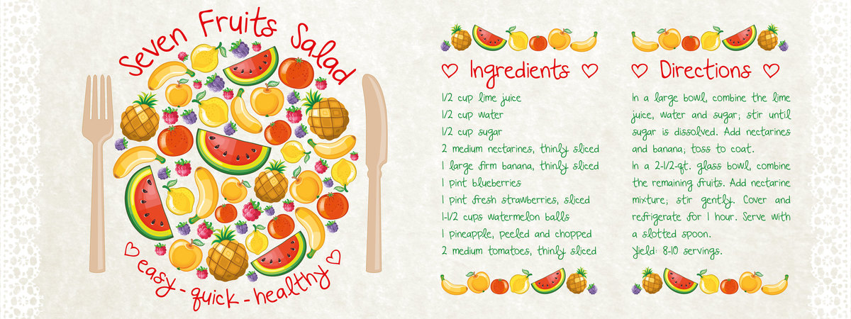 Seven Fruits Salad by Benedicta Renee