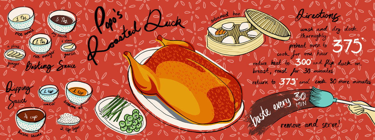 Popo's Roasted Duck by Nora Truskey