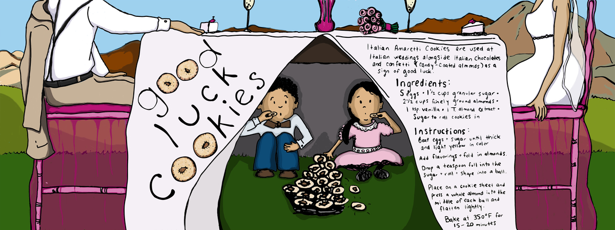 Good Luck Cookies (Italian Amaretti Cookies) by T.L. Bonaddio