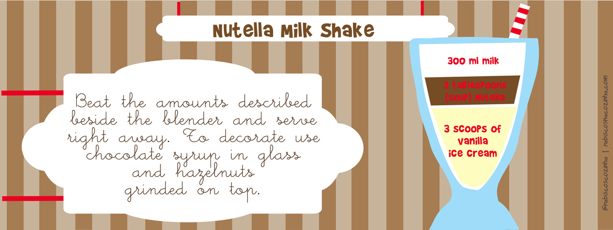 Nutella Milk Shake by Thais Ferreira