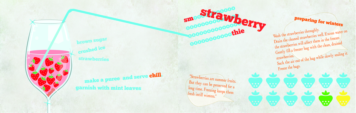 Strawberry Smoothie by Jasvinder Singh
