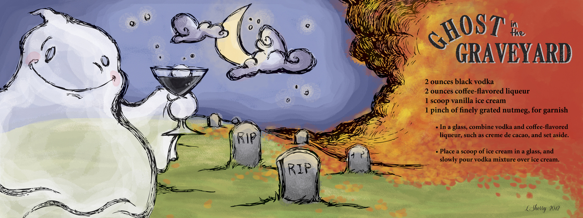 Ghost in the Graveyard by Leeann Sherry