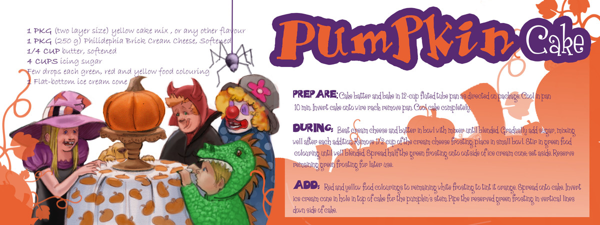 Pumpkin Cake by Tamara Campeau