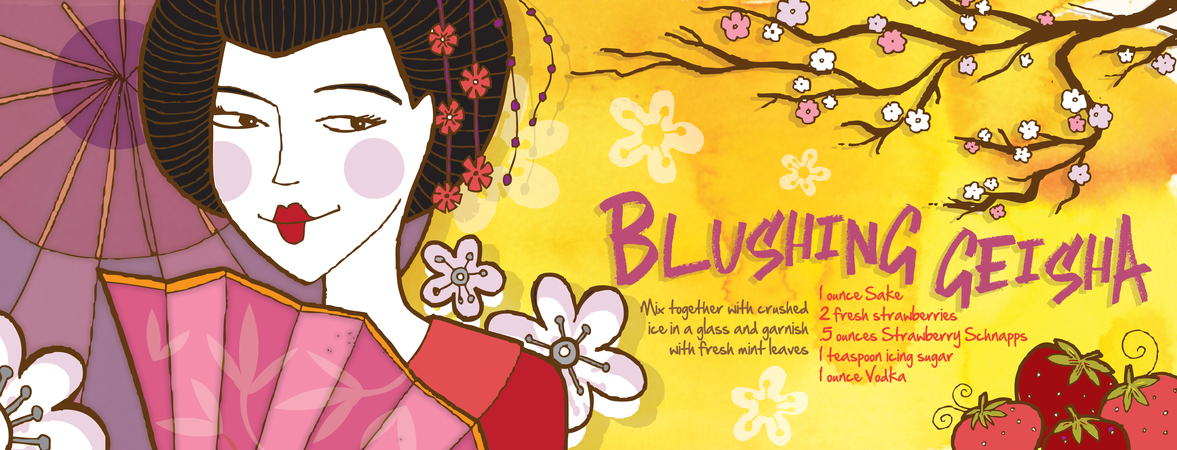 Blushing Geisha by Lisa Graves