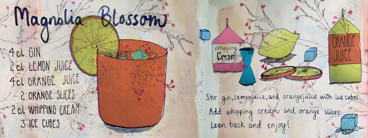Magnolia Blossom - a Refreshing Drink! by Lea Rebecca Karlsen