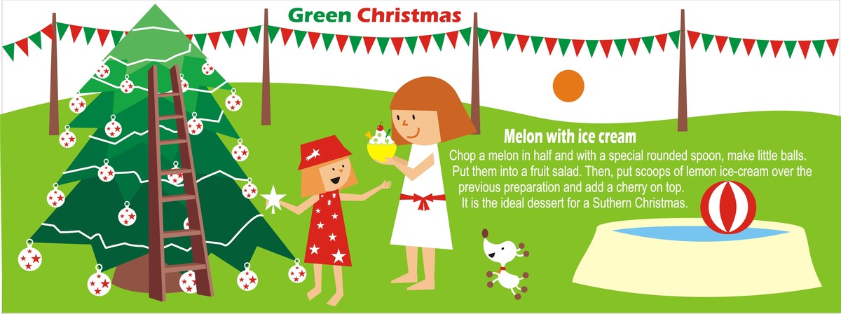 Green Christmas by María Belén De Rienzo