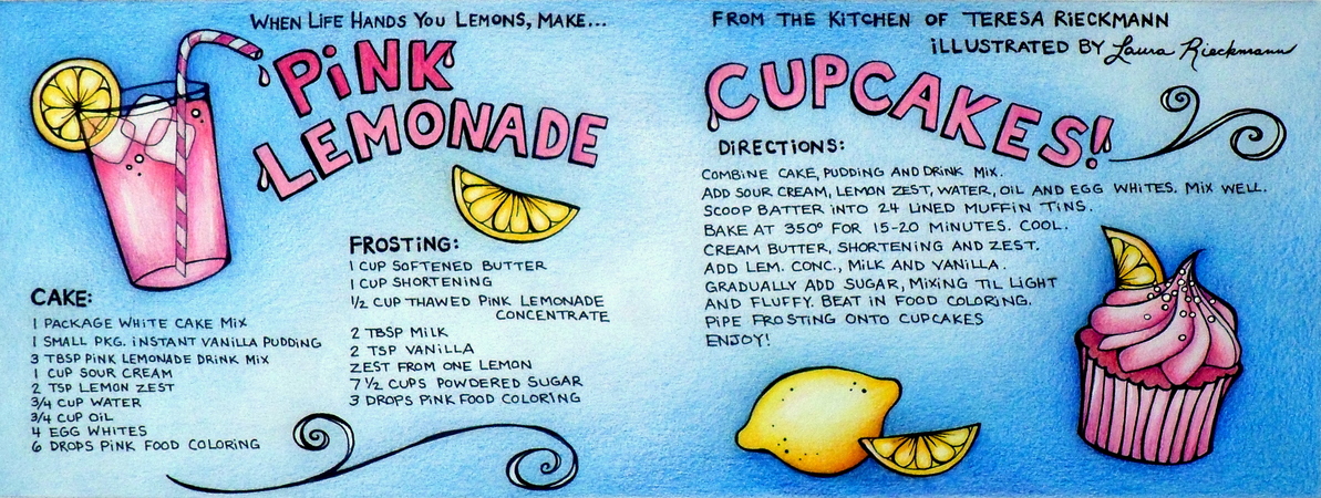 Pink Lemonade Cupcakes by Laura Rieckmann