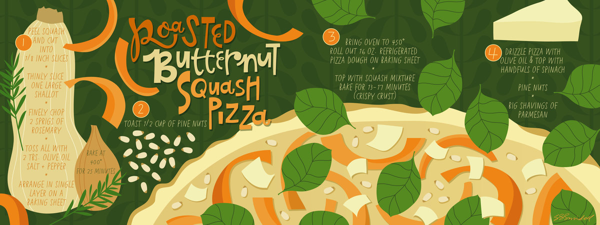 Butternut Squash Pizza by Salli S. Swindell