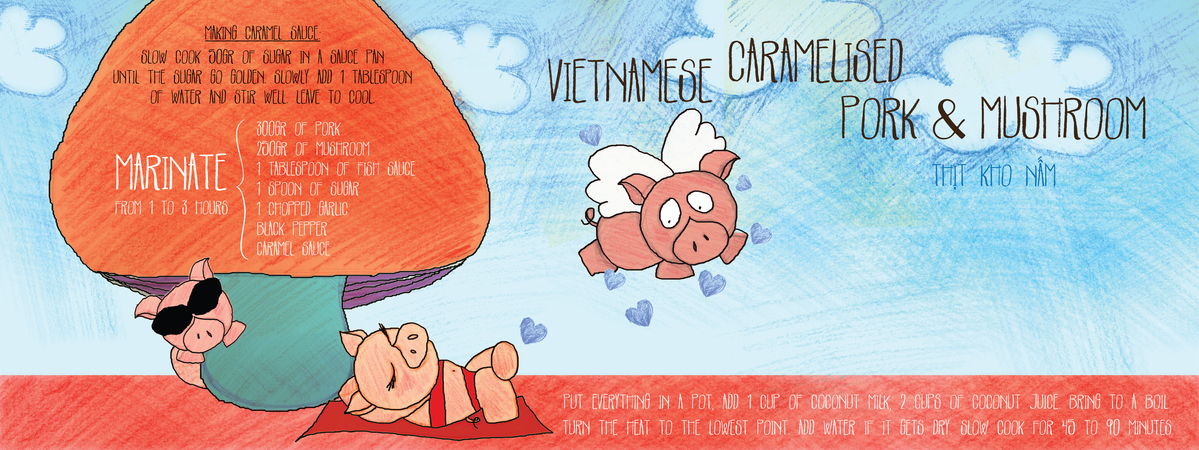 Vietnamese Caramelised Pork & Mushroom by Van Dang