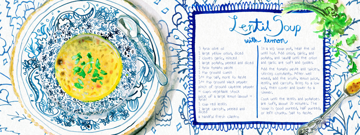 Lentil Soup by Naomi Bardoff