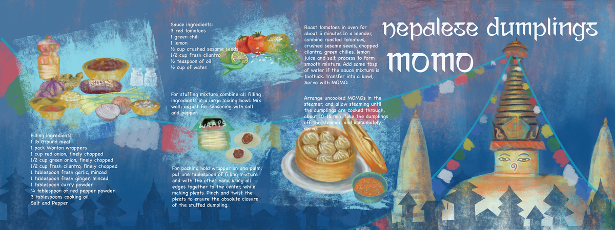 Nepalese Dumplings MOMO by Barsha Malla