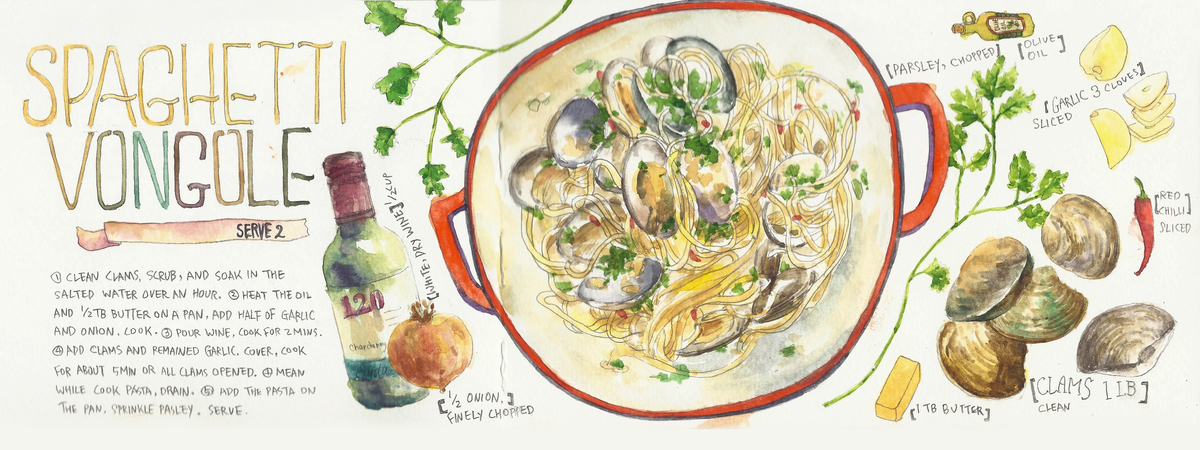 Spaghetti Vongole by Heegyum Kim