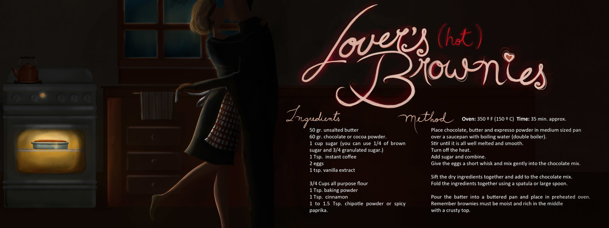 Lover´s (hot) Brownies by Nathalie Beauvois