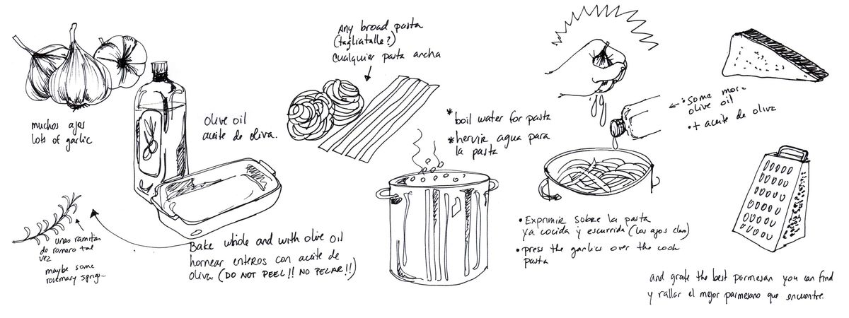 Garlicky Pasta by Valia Carvalho