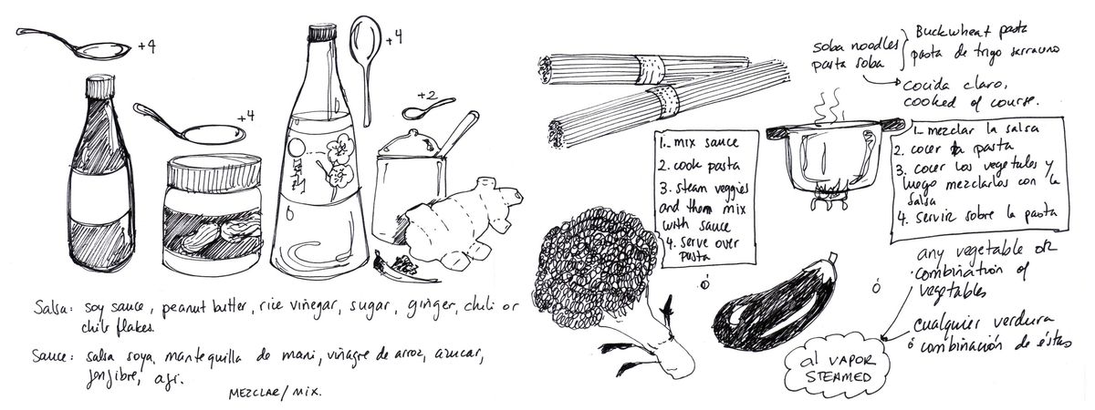 Peanut Sauce Veggie Pasta by Valia Carvalho