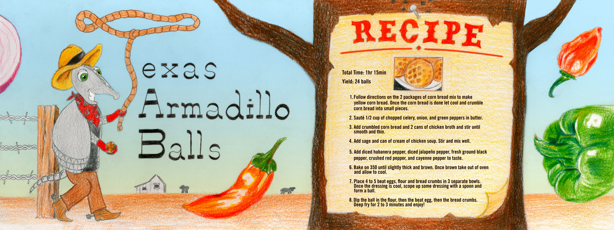 Texas Armadillo Balls by Gregory Beutel