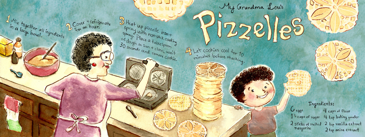 My Grandma Lou's Pizzelles by Angelia Becker