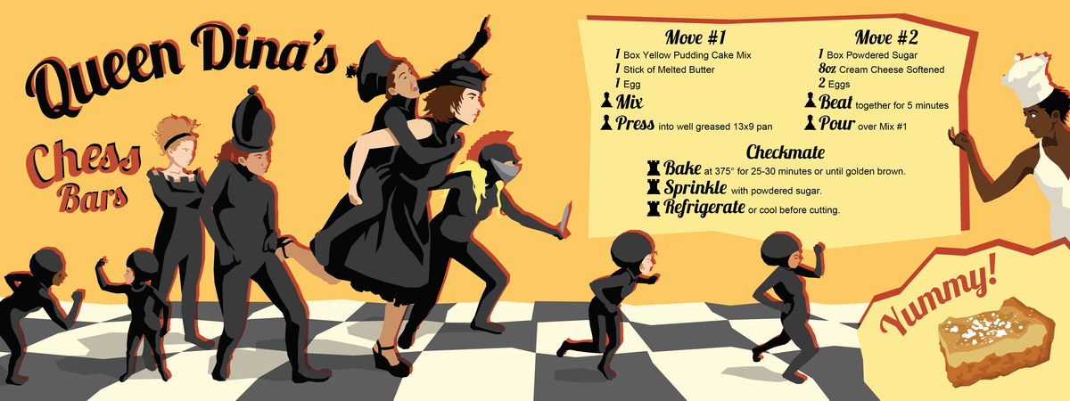 Queen Dina's Chess Bars by Carly Strickland
