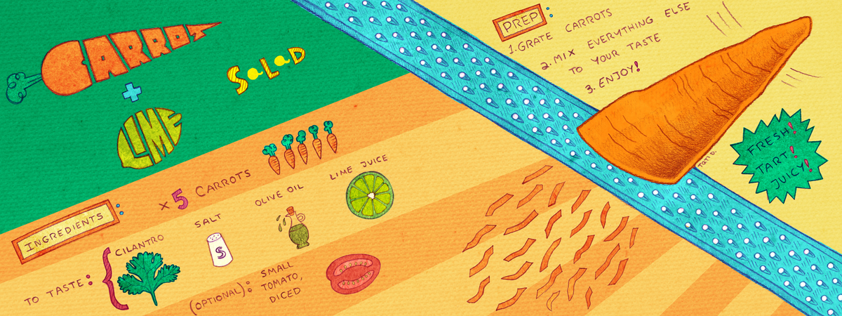 Carrot & Lime Salad by Tati Dengo