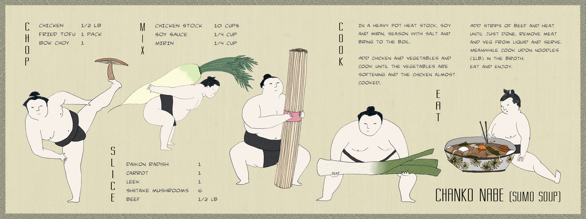 Chanko Nabe (sumo soup) by Naomi Sloman