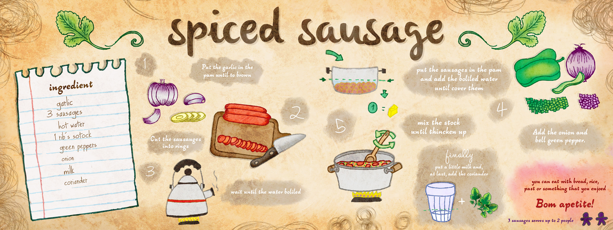 Spiced Sausage by Tayana Medeiros